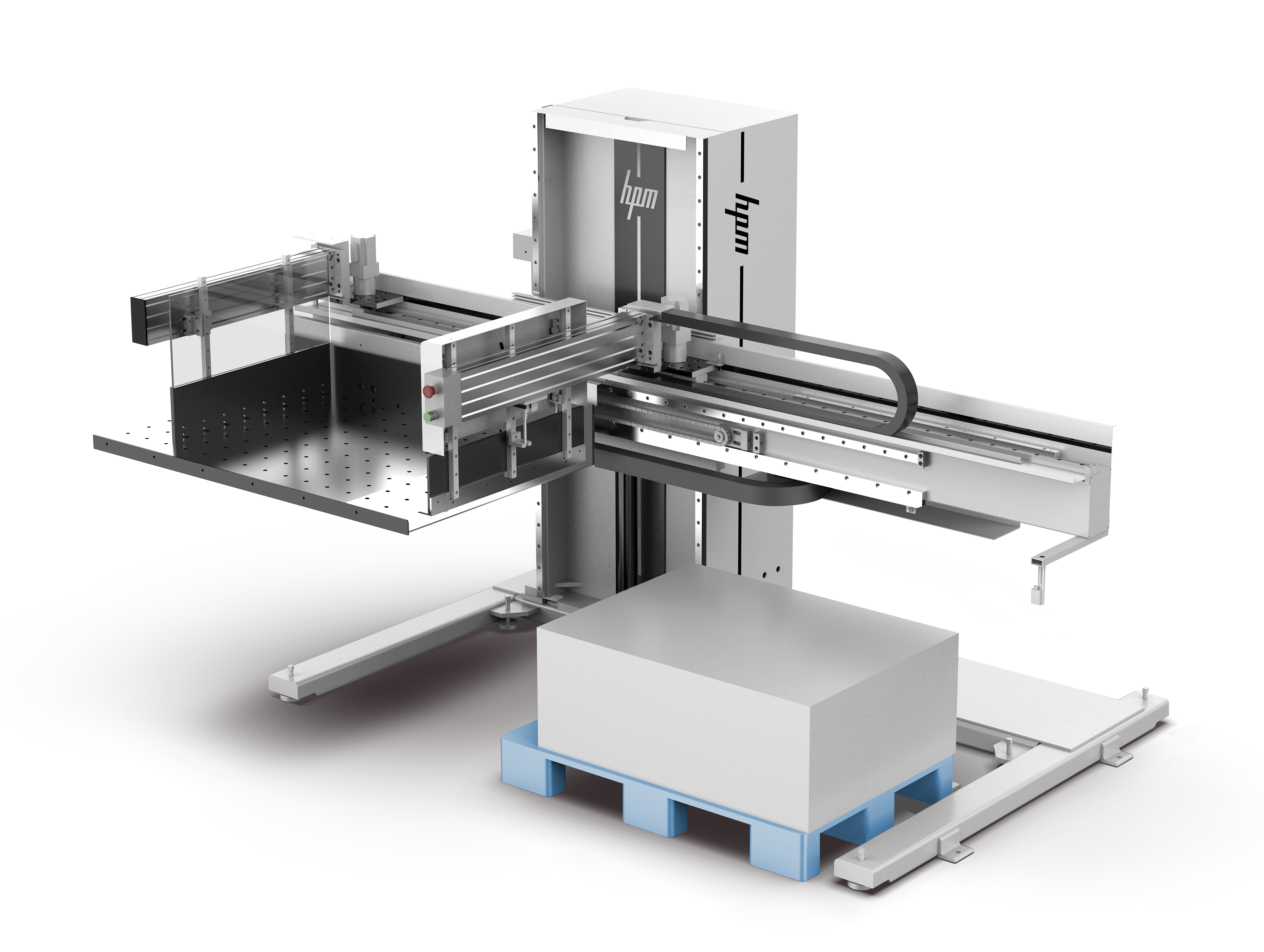 Hochleistungs-Papierstapelentlader mit hydraulischem Hebesystem zum Schneiden